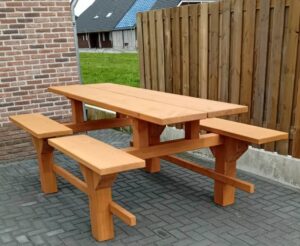 Borrelbank gebeitst douglas